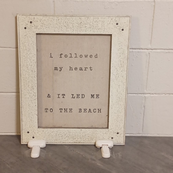 Decorative Beach Quote Frame